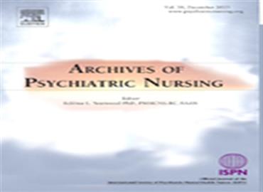 Archives of Psychiatric Nursing  